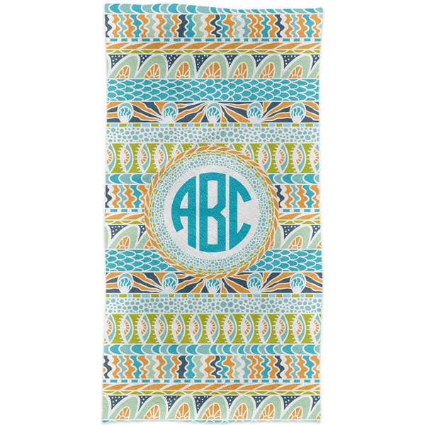 Abstract Teal Stripes Crib Comforter/Quilt - Apvl