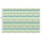 Abstract Teal Stripes Fabric Full Yard