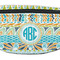 Abstract Teal Stripes Fanny Pack - Closeup