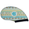 Abstract Teal Stripes Golf Club Covers - BACK