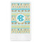Abstract Teal Stripes Guest Paper Towels - Full Color (Personalized)