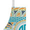 Abstract Teal Stripes Kid's Aprons - Detail