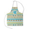 Abstract Teal Stripes Kid's Aprons - Small Approval