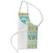 Abstract Teal Stripes Kid's Aprons - Small - Main