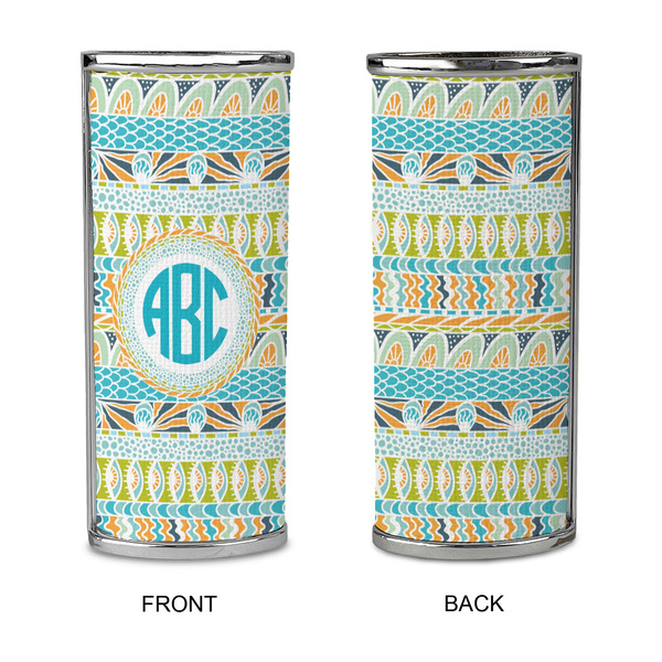 Abstract Teal Stripes Lighter Case - APPROVAL