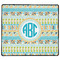 Abstract Teal Stripes Medium Gaming Mats - APPROVAL