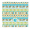 Abstract Teal Stripes Microfiber Dish Rag - Front/Approval