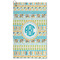 Abstract Teal Stripes Microfiber Golf Towel (Personalized)