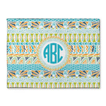 Abstract Teal Stripes Microfiber Screen Cleaner (Personalized)