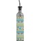Abstract Teal Stripes Oil Dispenser Bottle