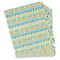 Abstract Teal Stripes Page Dividers - Set of 5 - Main/Front