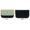 Abstract Teal Stripes Pencil Case - APPROVAL