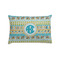 Abstract Teal Stripes Pillow Case - Standard - Front