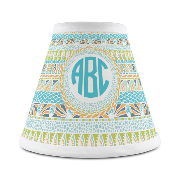 Custom Abstract Teal Stripes Chandelier Lamp Shade (Personalized)