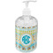 Abstract Teal Stripes Acrylic Soap & Lotion Bottle (Personalized)