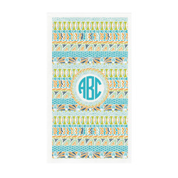 Abstract Teal Stripes Guest Towels - Full Color - Standard (Personalized)