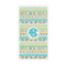 Abstract Teal Stripes Standard Guest Towels in Full Color