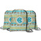 Abstract Teal Stripes String Backpack - MAIN
