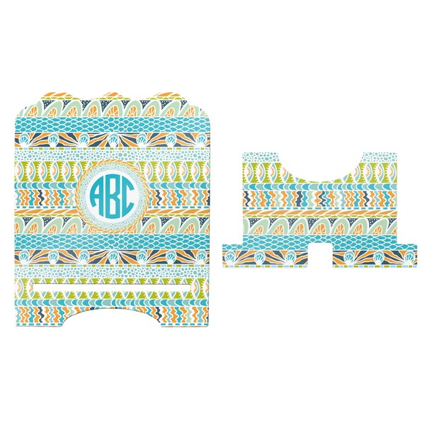 Abstract Teal Stripes Stylized Tablet Stand - Apvl