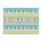 Abstract Teal Stripes Tissue Paper Sheets - Large - Heavyweight