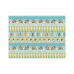 Abstract Teal Stripes Tissue Paper Sheets - Medium - Heavyweight