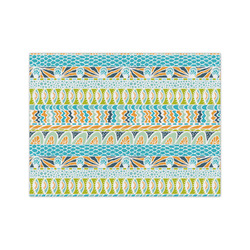 Abstract Teal Stripes Medium Tissue Papers Sheets - Lightweight