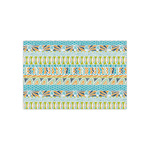 Abstract Teal Stripes Tissue Paper Sheets - Small - Lightweight