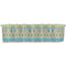 Abstract Teal Stripes Valance - Front