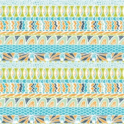 Abstract Teal Stripes Wallpaper & Surface Covering