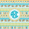Abstract Teal Stripes
