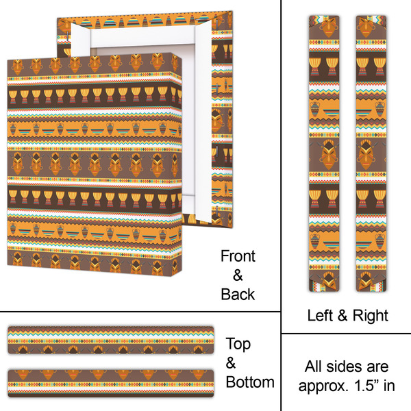 African Masks 11x14 - Canvas Print - Approval