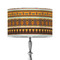 African Masks 12" Drum Lamp Shade - Poly-film