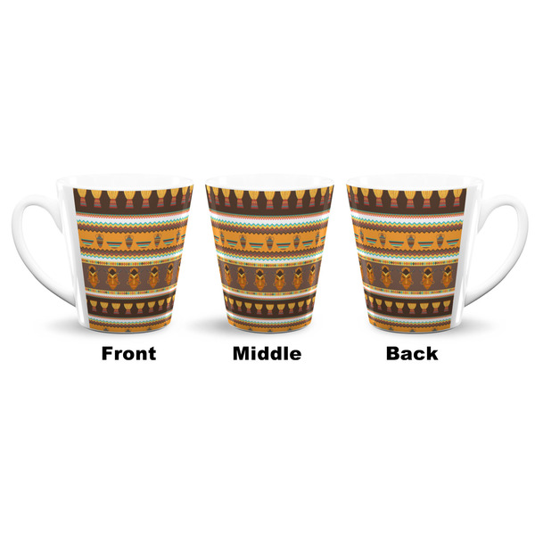 African Masks 12 Oz Latte Mug - Approval