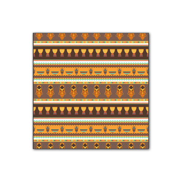Custom African Masks Wood Print - 12x12