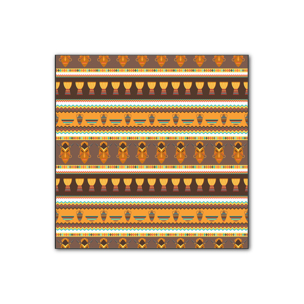 Custom African Masks Wood Print - 12x12