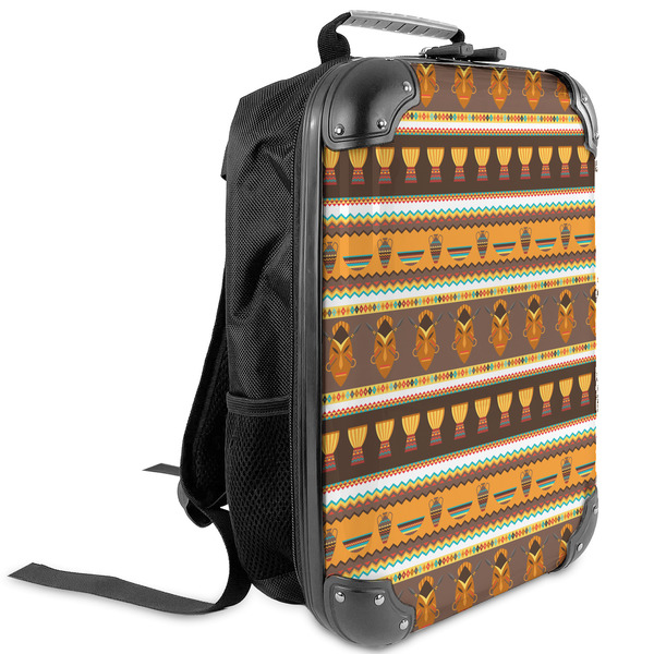 Custom African Masks Kids Hard Shell Backpack
