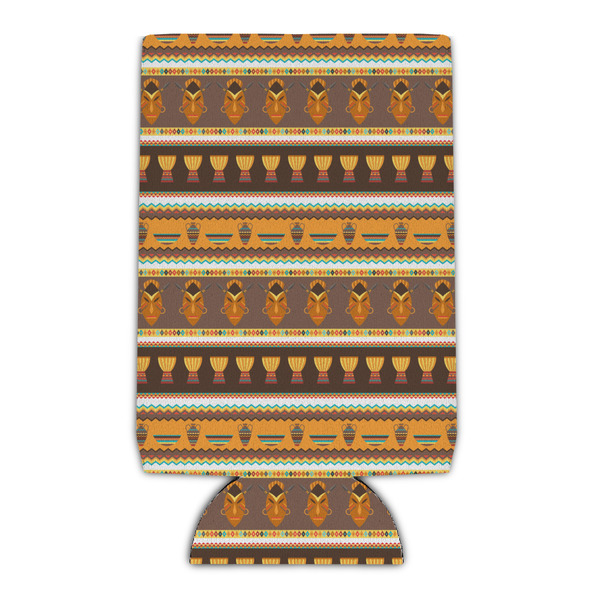 Custom African Masks Can Cooler (16 oz)
