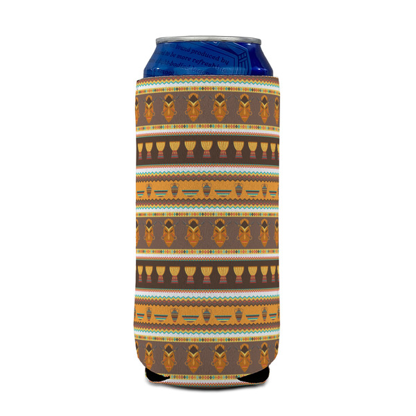 African Masks 16oz Can Sleeve - FRONT (on can)