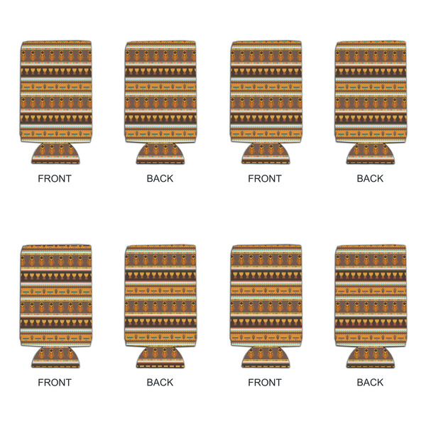 African Masks 16oz Can Sleeve - Set of 4 - APPROVAL