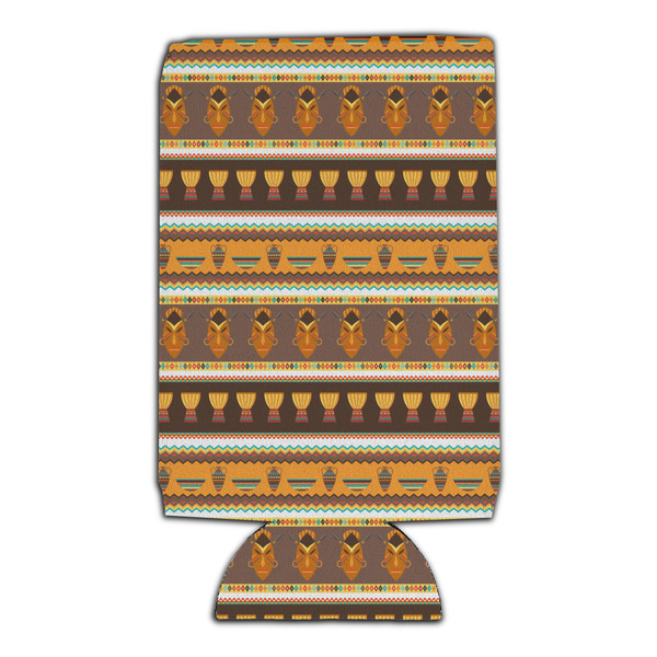 African Masks 16oz Can Sleeve - Set of 4 - FRONT
