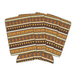 African Masks Can Cooler (16 oz) - Set of 4