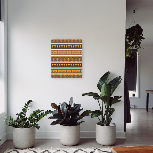 African Masks 16x20 - Canvas Print - In Context