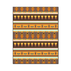 African Masks Wood Print - 16x20