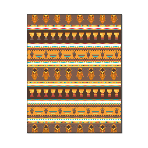 Custom African Masks Wood Print - 16x20
