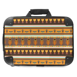 African Masks Hard Shell Briefcase - 18"
