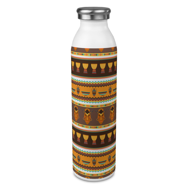 Custom African Masks 20oz Stainless Steel Water Bottle - Full Print