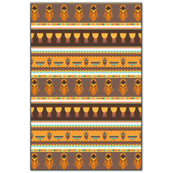 African Masks Wood Print - 20x30