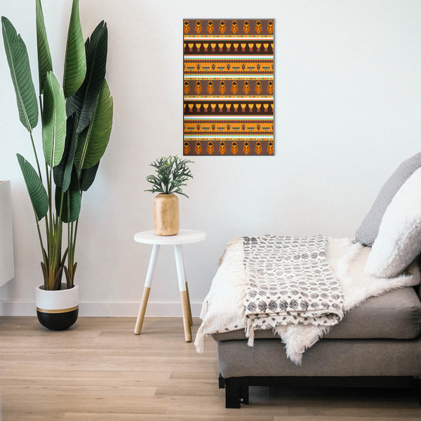 African Masks 20x30 Wood Print - In Context