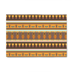 African Masks 4' x 6' Indoor Area Rug