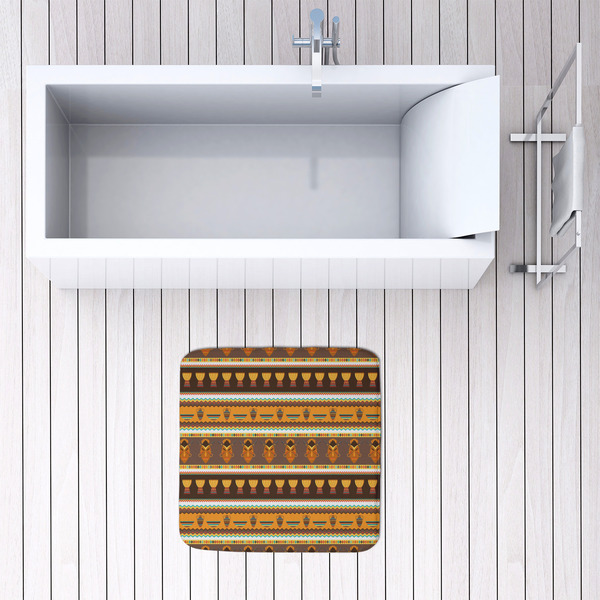 African Masks 48x48 Foam Memory Mat - LIFESTYLE